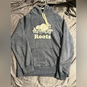 Roots Blue Salt and Pepper Hoodie